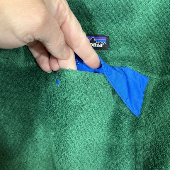 Patagonia Re-Tool Snap-T Kelly Green Outdoor Gorpcore Pullover Fleece Women's M - Picture 7 of 11